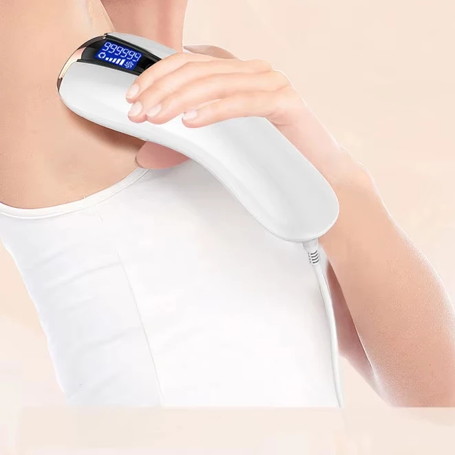 Portable Ipl Machine Epilator Ice Cooling Painless Body Permanent IPL Laser Hair Removal at Home Use LCD Hair Removal Device