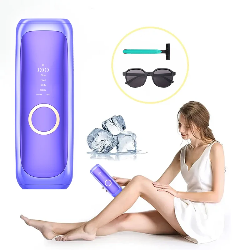 Patent Design IPL Hair Removal Device High Quality Female Device Handset Ice Cooling Ipl Hair Removal Handset Ipl Laser Hair