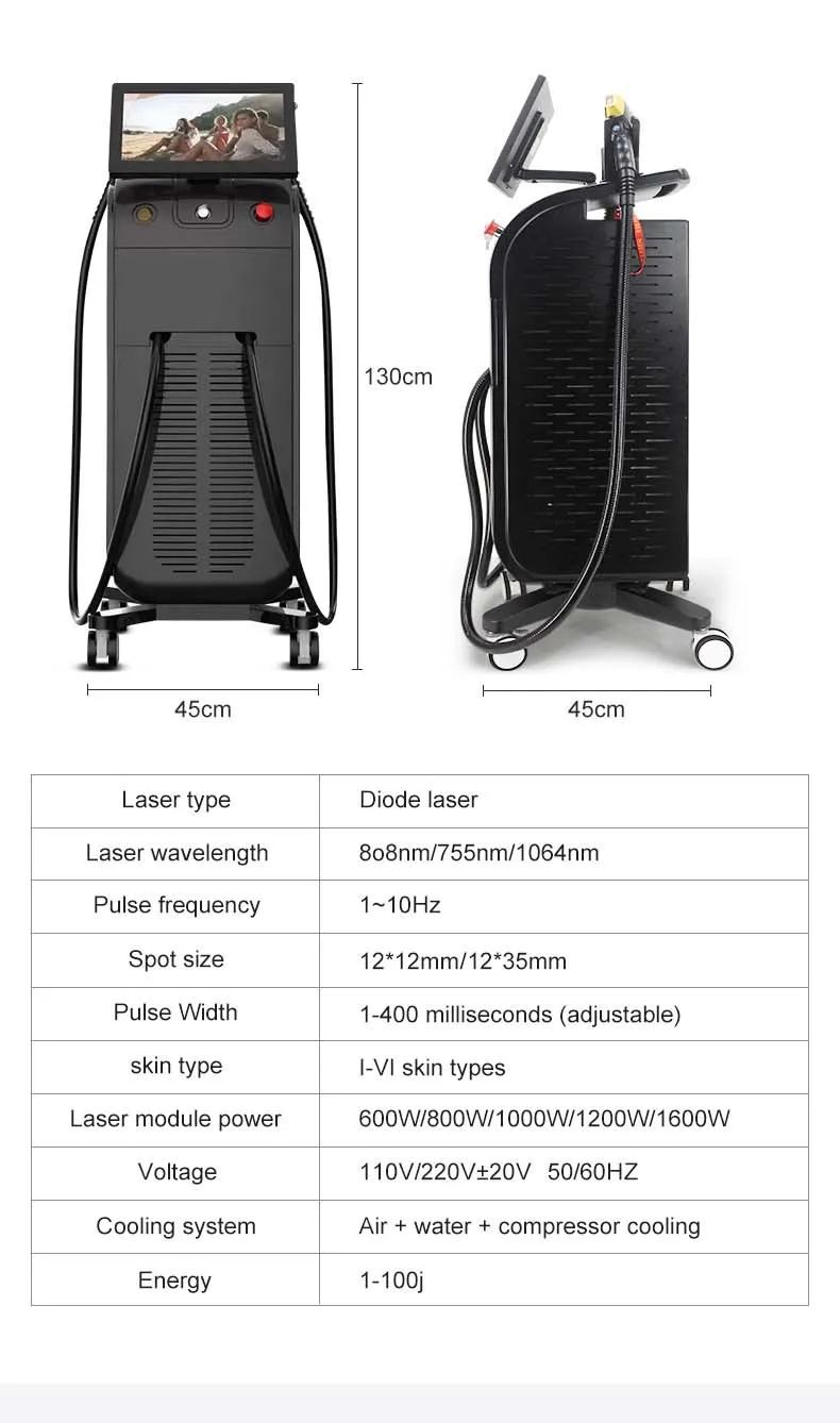 2025 New Diode Laser Hair Removal Machine 808nm Laser Hair Removal Laser Diode Hair Removal Machine