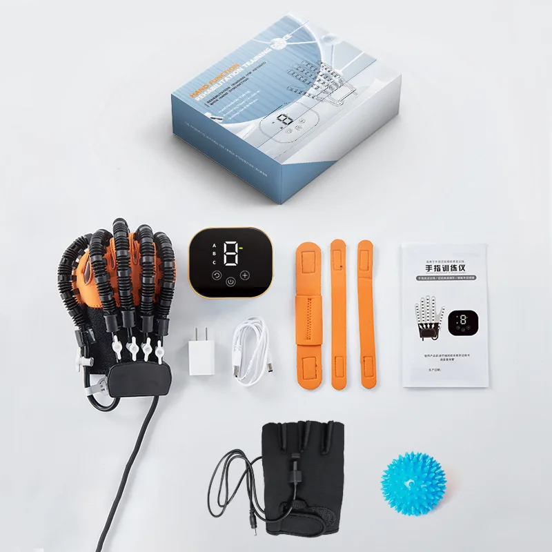 Original Factory Robot Gloves Electric Intelligent Five Finger Trainers Hand Recovery Massage Instrument