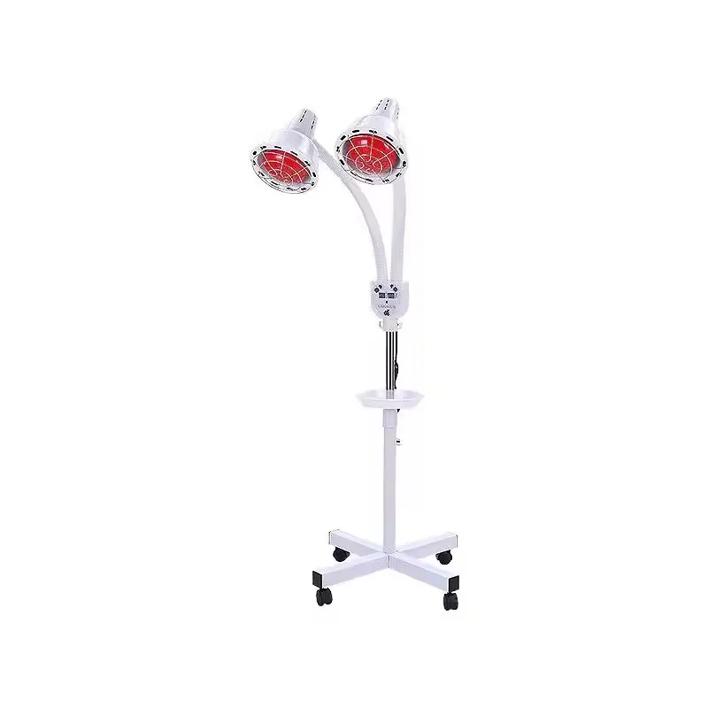Portable Double Head Pain Relief Red Light Infrared Therapy Lamp for Beauty Salon Home Care