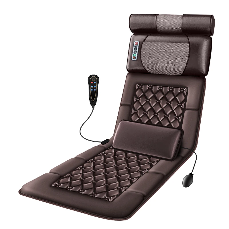 Health Care Machine Chair Heating Cushion Foot Kneading Back Full Body Neck Massager Electric Mat Vibrating Massage Mattress for