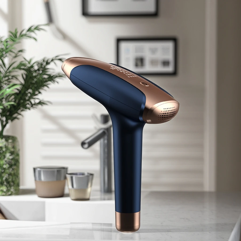 Portable Home Use IPL Epilator 2-in-1 Machine Painless IPL Hair Removal Home Use Legs Bikini Area Permanent IPL Pro Hair Removal