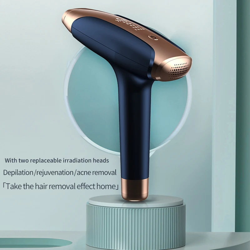 Portable Home Use IPL Epilator 2-in-1 Machine Painless IPL Hair Removal Home Use Legs Bikini Area Permanent IPL Pro Hair Removal