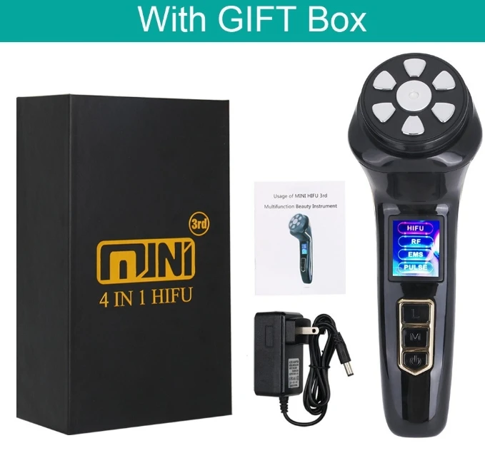 Anti-Aging Skin Care Device RF Microcurrent Face Lift LED Photon Therapy Whitening Skin Tightening Home Use Facial Rejuvenation