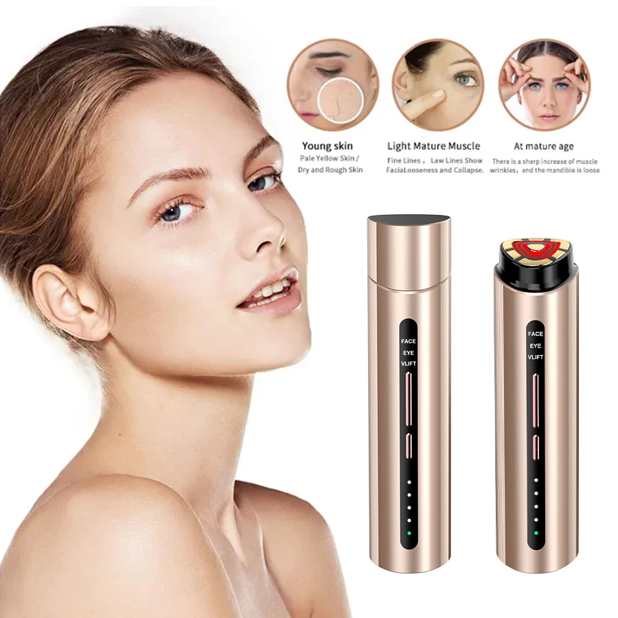 Beauty Rf Anti Aging Face Care Treatment Lifting Firming Skin Tightening Portable Rf Beauty Device for Home Use