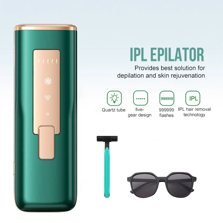 Home Use Painless Crystal Hair Removal Device Freezing Point Hair Removal Device Ipl Hair Removal for Dark Skin