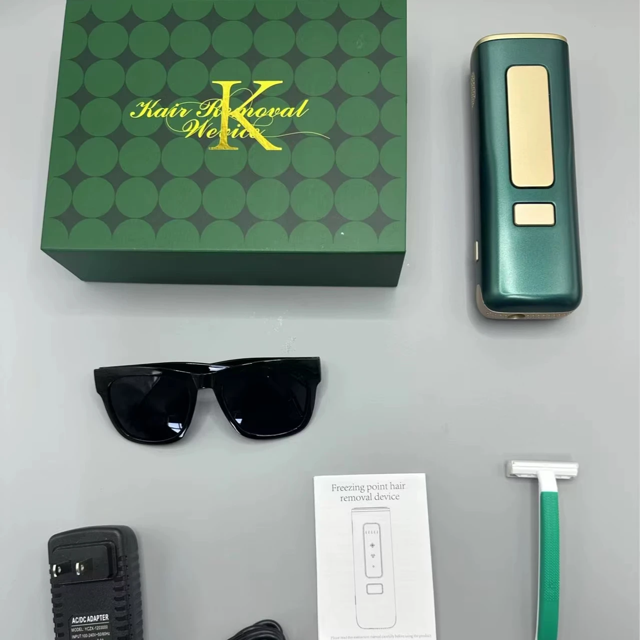 Home Use Painless Crystal Hair Removal Device Freezing Point Hair Removal Device Ipl Hair Removal for Dark Skin