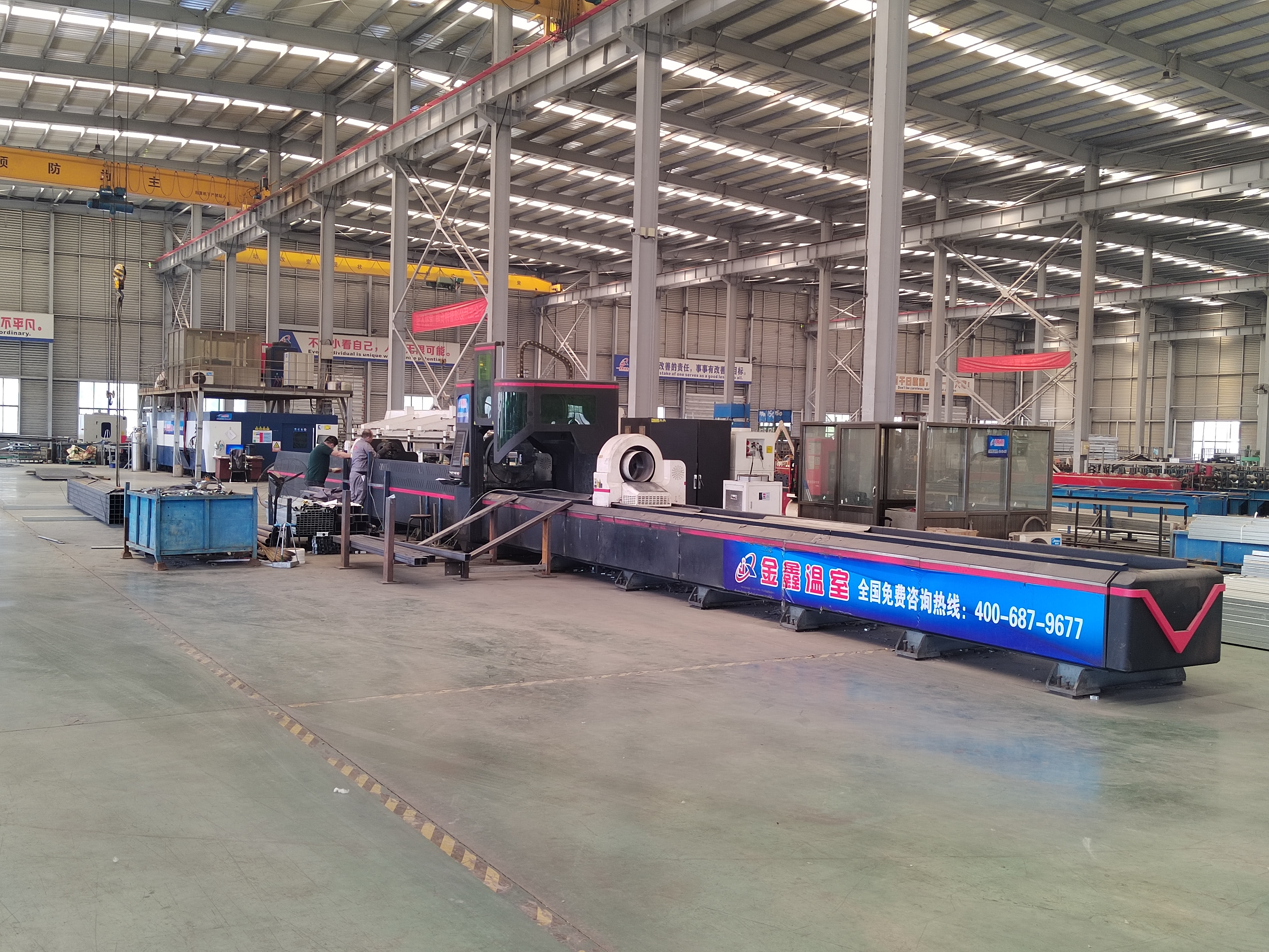 High power fiber laser cutting machine