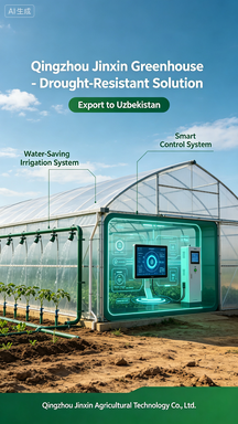 Qingzhou Jinxin Greenhouse Exports Drought-Resistant Greenhouses to Uzbekistan