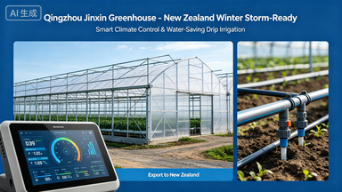 Qingzhou Jinxin Greenhouse Delivers Cold-Resistant Commercial Greenhouses to New Zealand