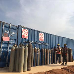 Containerisierter PSA-Sauerstoffgenerator zum Befüllen von Flaschen in Sauerstoffanlagen
