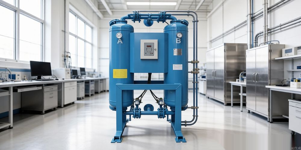 twin tower heatless desIccant dryer