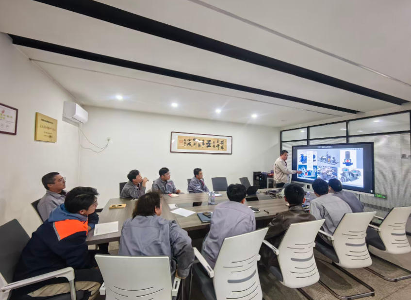 Dalian Jiachuang Metal Manufacturing Co., Ltd. conducted a special training on product knowledge for new employees Dalian Jiachuang Metal Manufacturing Co., Ltd. conducted a special training on product knowledge for new employees