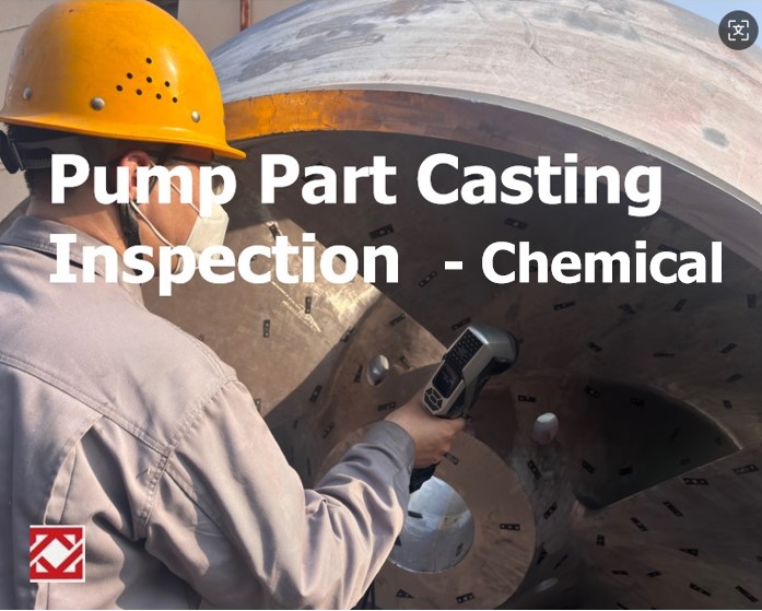 فحص صب أجزاء المضخة