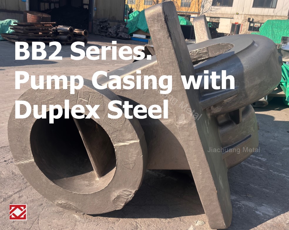 غلاف مضخة BB2 مصنوع من الفولاذ المزدوج