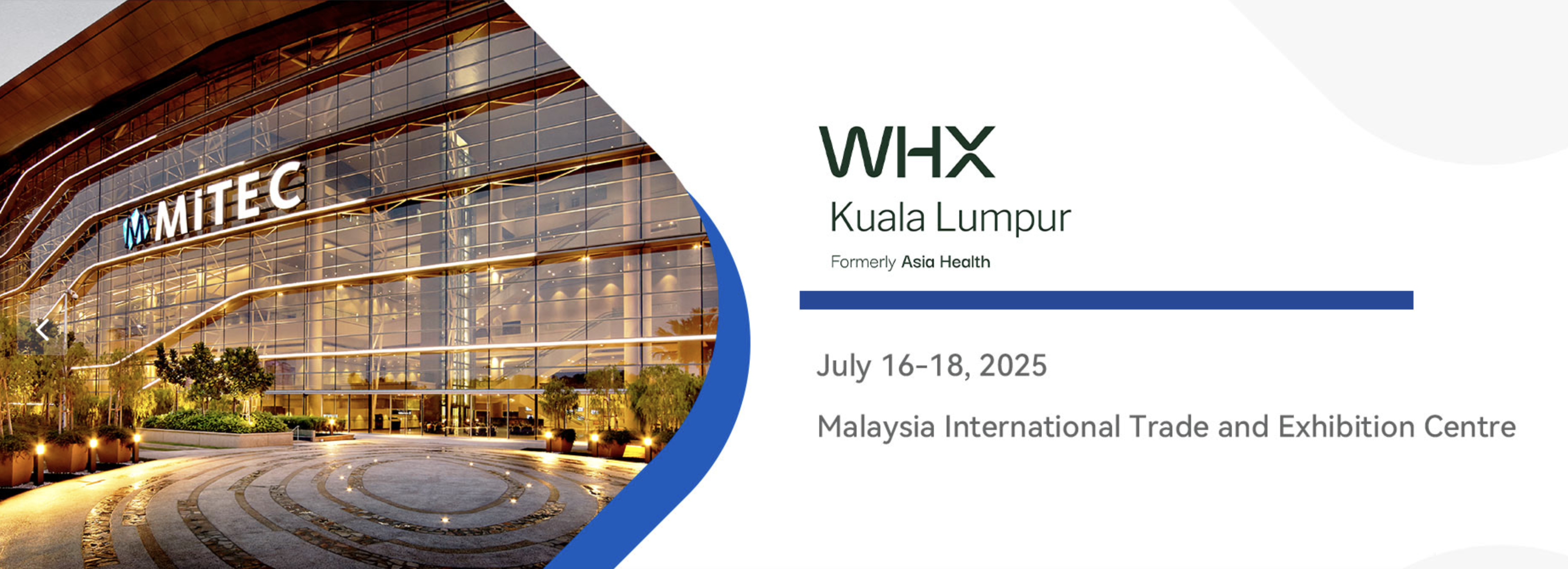 invites you to meet at WHX Kuala Lumpur 2025