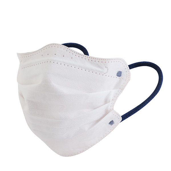 white disposable face mask