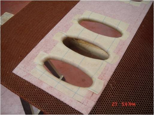 Taxent aramid honeycomb rail transit component