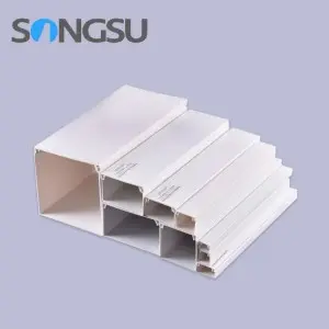 Promotion Price All Sizes PVC Cable Trunking Network Cable/Through Wire Electric