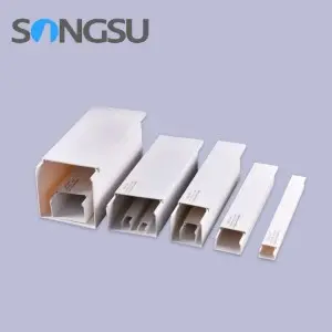 Promotion Price All Sizes PVC Cable Trunking Network Cable/Through Wire Electric