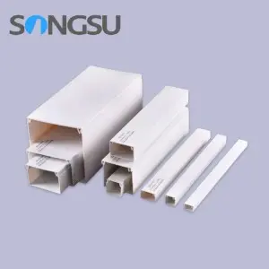 Promotion Price All Sizes PVC Cable Trunking Network Cable/Through Wire Electric