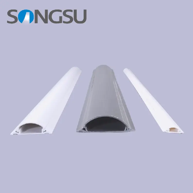 Factory Supply All Sizes PVC Floor Rubber Cable Protector Ramp Humps