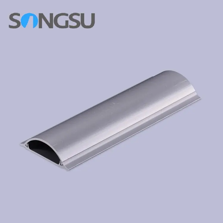 Factory Supply All Sizes PVC Floor Mouted Trunking Electrical Cord Cover For Floor
