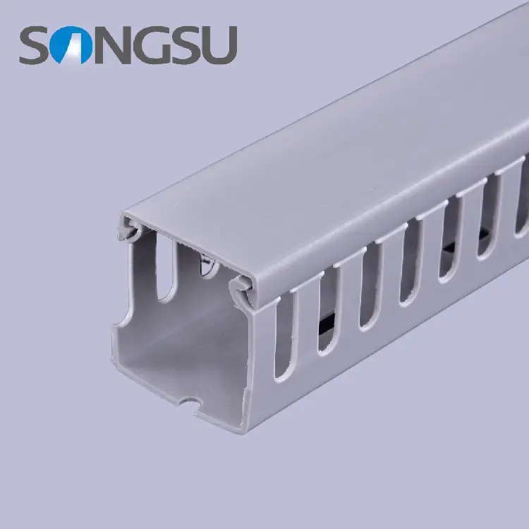 Supply OEM High Quality PVC Electric Wiring Canaleta Trunking PVC Trunking