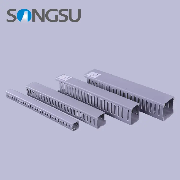 Supply OEM High Quality PVC Electric Wiring Canaleta Trunking PVC Trunking