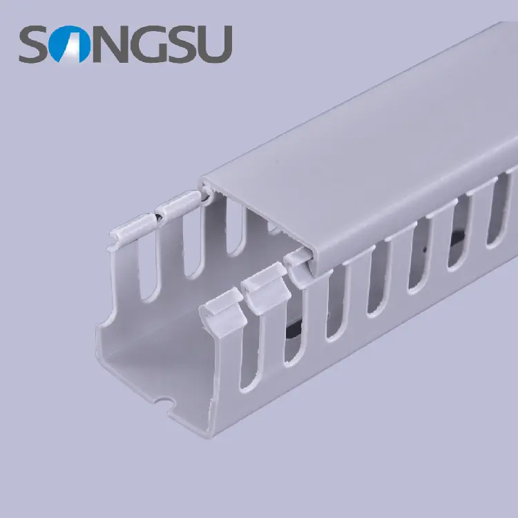 Supply OEM High Quality PVC Electric Wiring Canaleta Trunking PVC Trunking