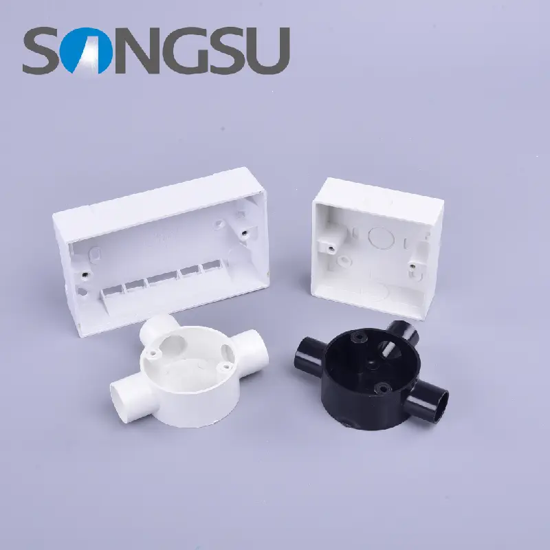China Gold Supplier for PVC Wiring Cable Trunking Duct Fittings Electrical Conduit Pipe Accessories