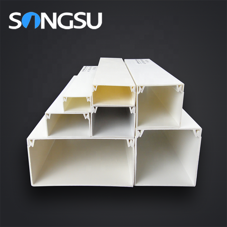 Antiflaming PVC Cable Trunking For Electrical Wires