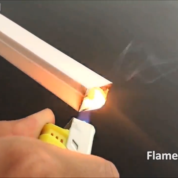 Antiflaming PVC Cable Trunking For Electrical Wires