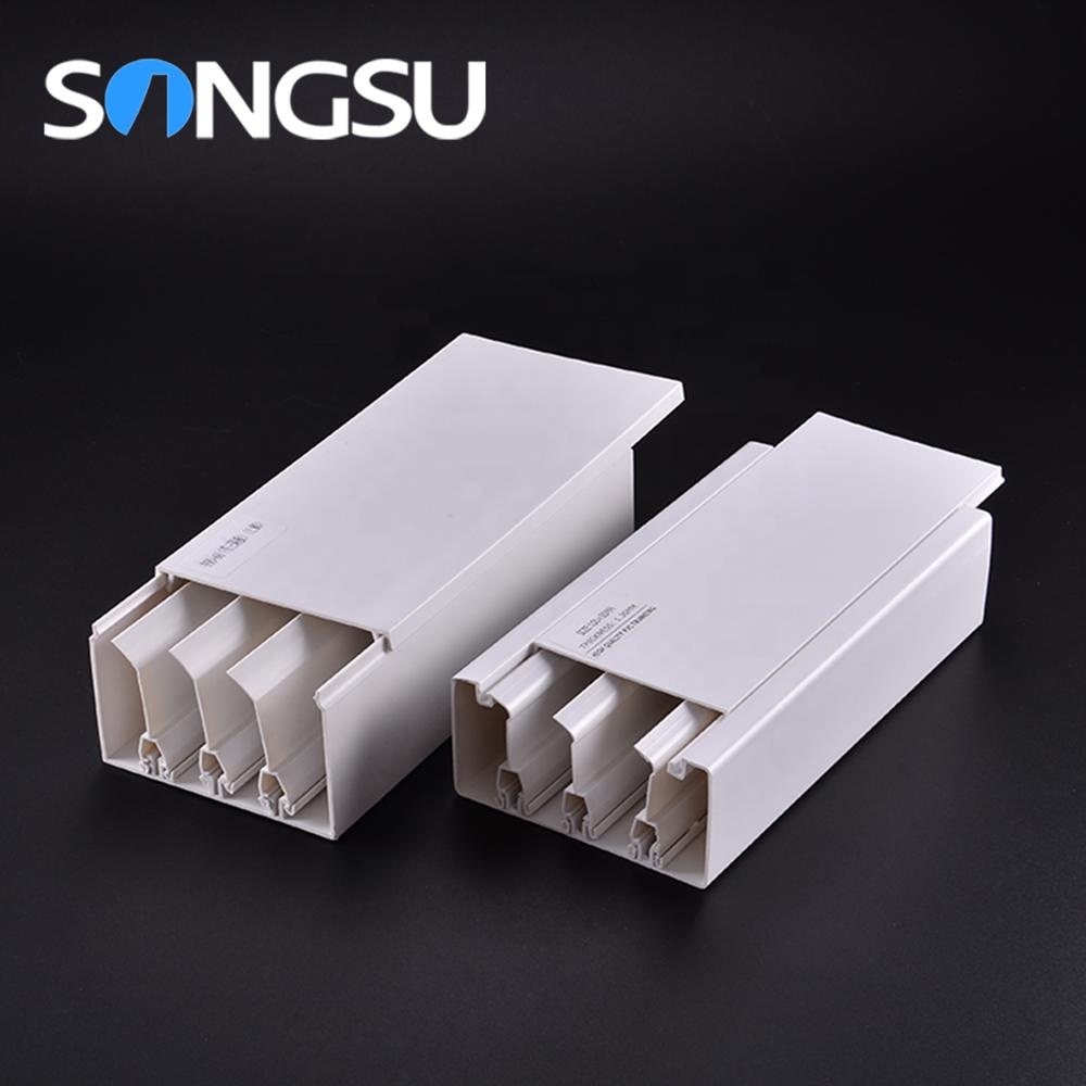 2 Compartment PVC Trunking For Cable Management