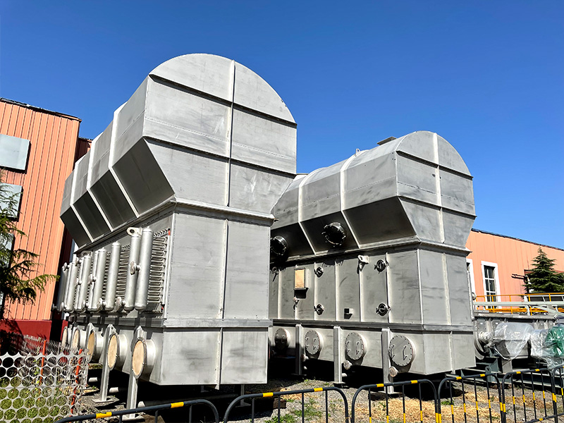 Fluid Bed Dryer With Built-In Heat Exchanger