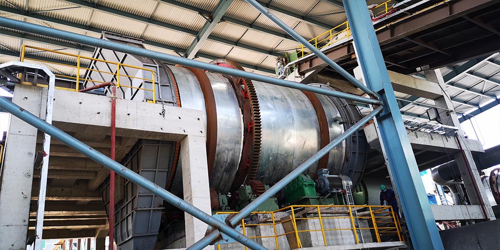Dispersing rotary dryer