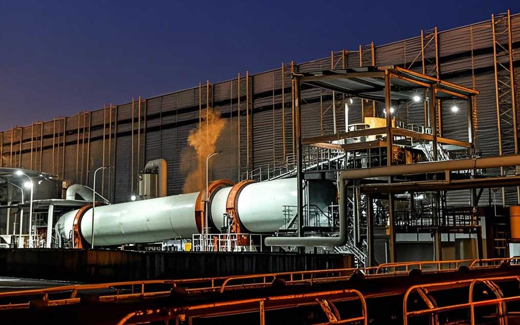 Rotary dryer for coal slime