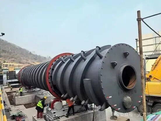 The Self-returning Steam Rotary Dryer, Constructed by Tianli Energy, has been Successfully Delivered and Installed.