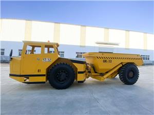 Low Profile 4 Wheels Compact Mining Dump Truck For Underground Mine