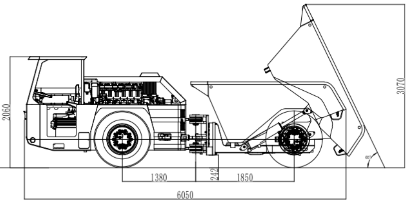 underground dump truck