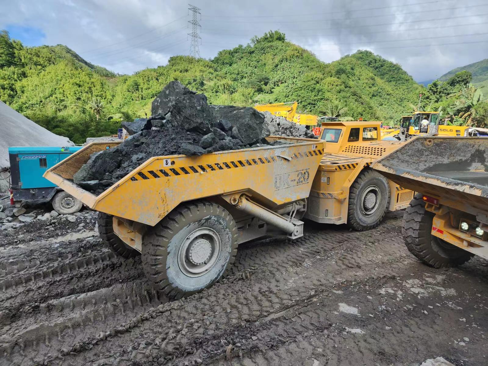 Underground articulated Truck