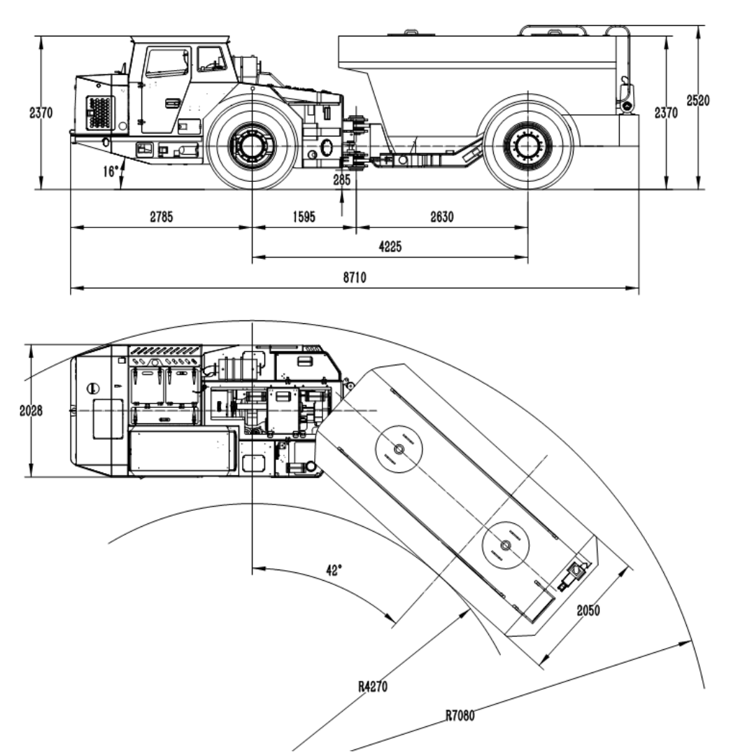 underground mining water sprinkler