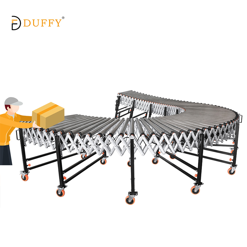 Heavy Duty Extendable Mobile Gravity Conveyor