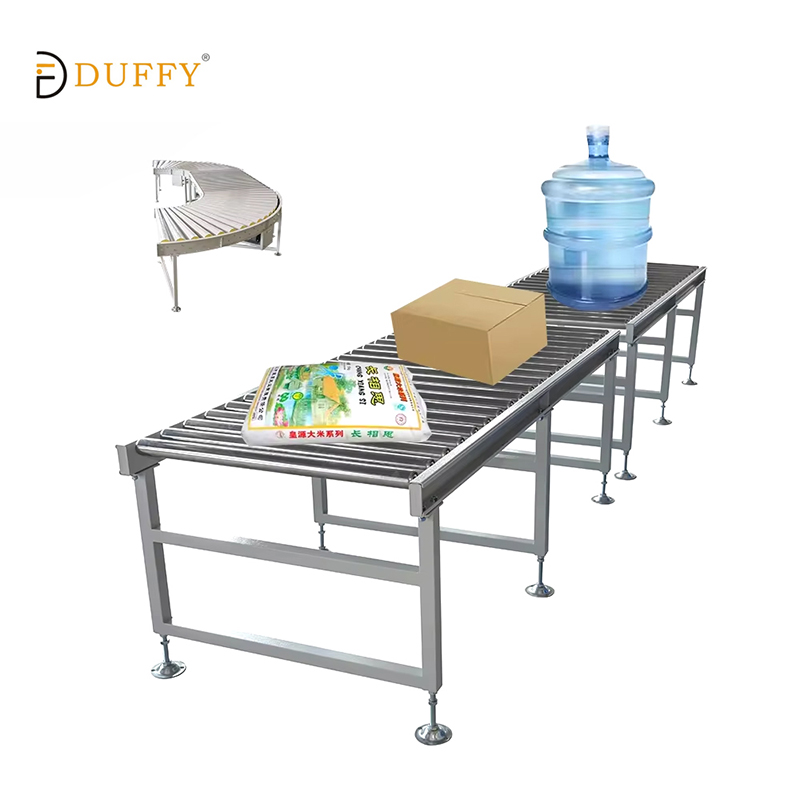 Powered Pallet Gravity Lineshaft Roller Conveyor