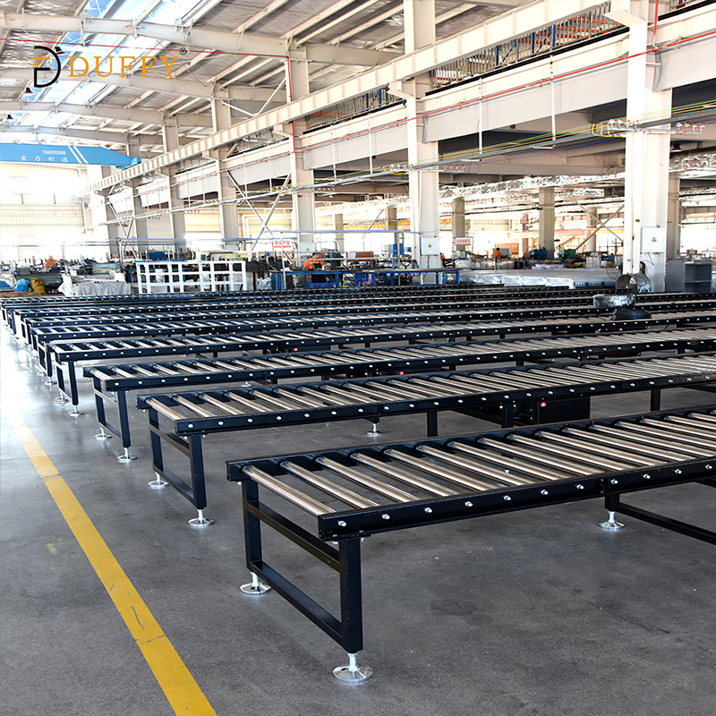 Powered Pallet Gravity Lineshaft Roller Conveyor