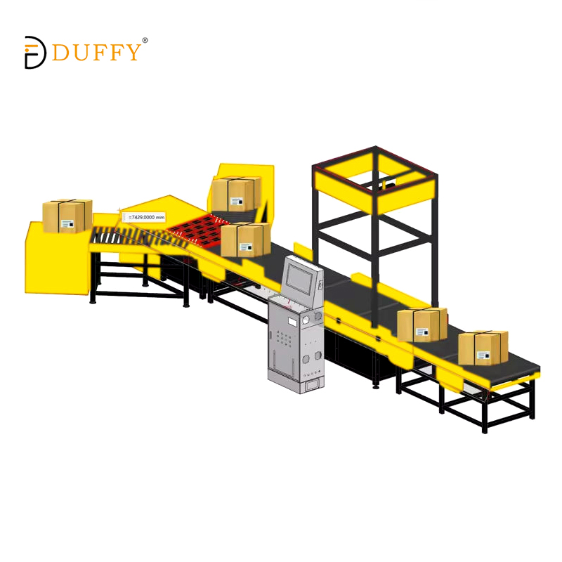 Warehouse Sorting Conveyor Belt System
