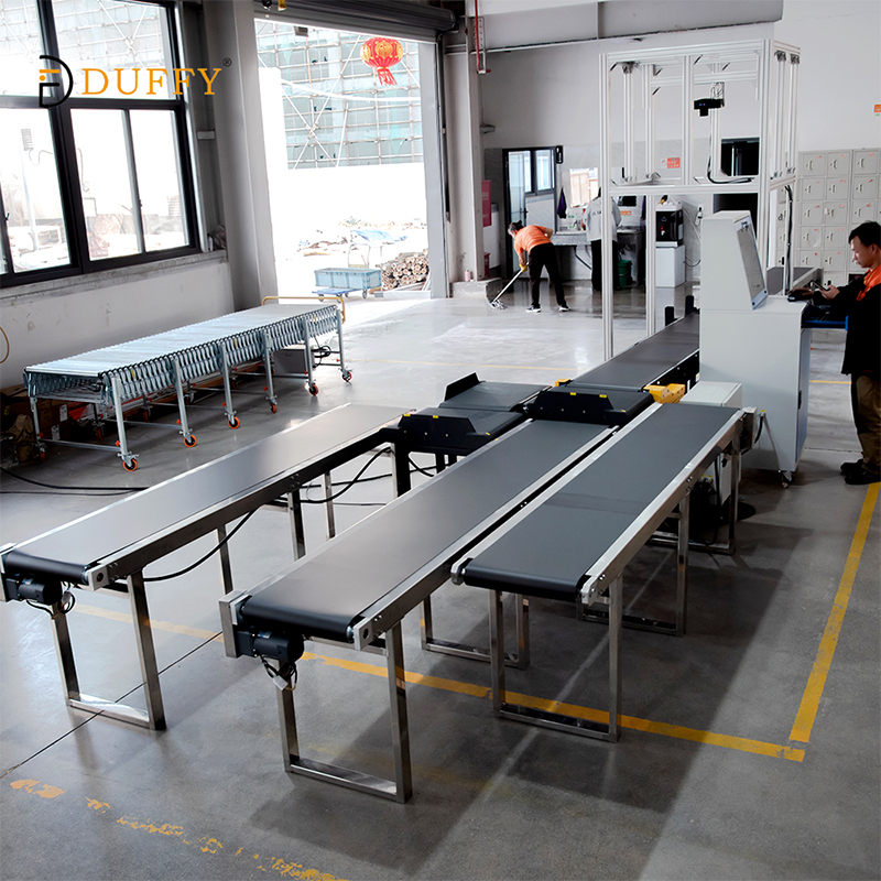 Warehouse Robotic Shipping Parcel Sorting System