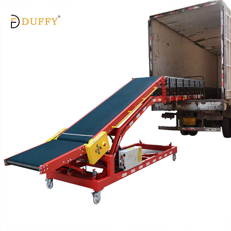 Container Loading And Unloading Conveyor System