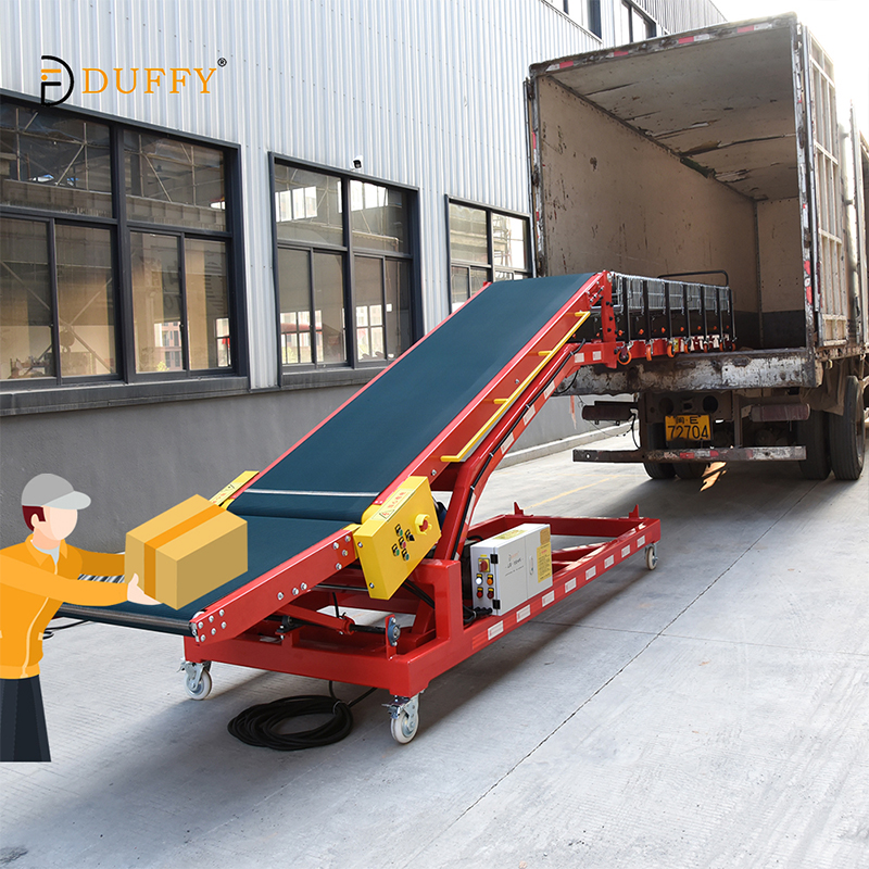 Container Conveyor For Loading And Unloading